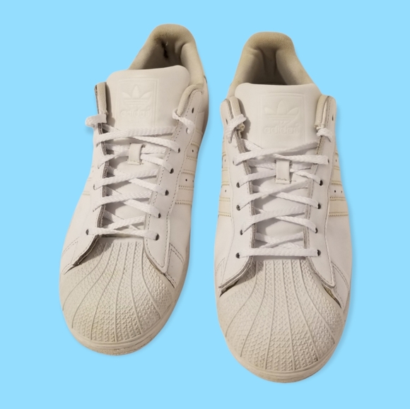 adidas Other - Adidas Men's White Superstars Size 10 1/2
